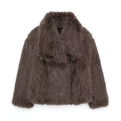 Sirley® | Manteau Effet Fourrure Doux et Stylé