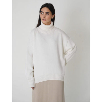 Beca® | Pull col roulé uni féminin, à la mode et tout assorti