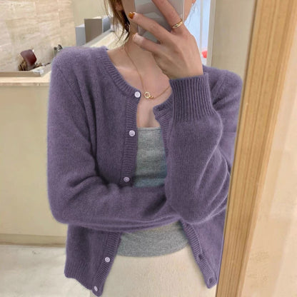 Qoley® | Cardigan Doux et Élégant en Maille