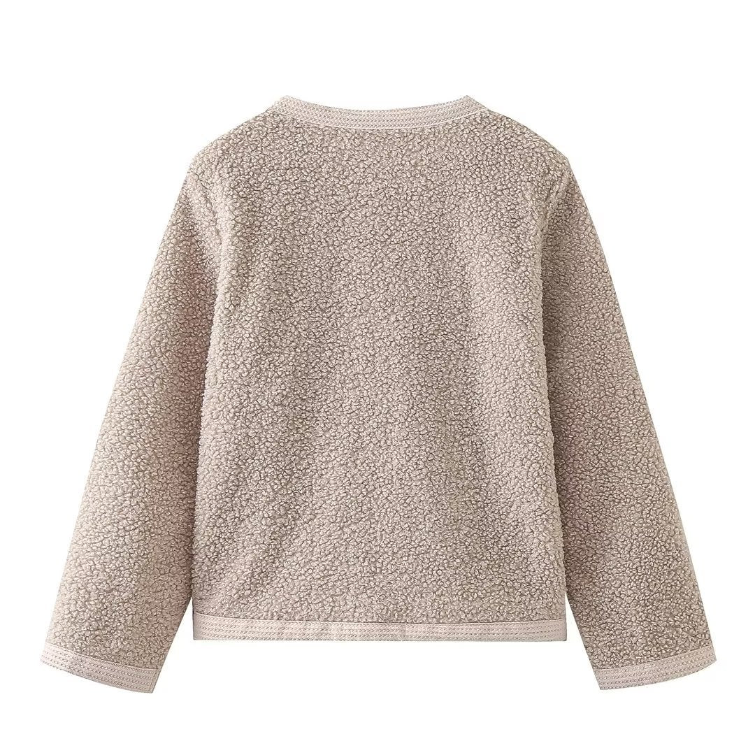 Valeya® | Cardigan Court en Maille Tricotée