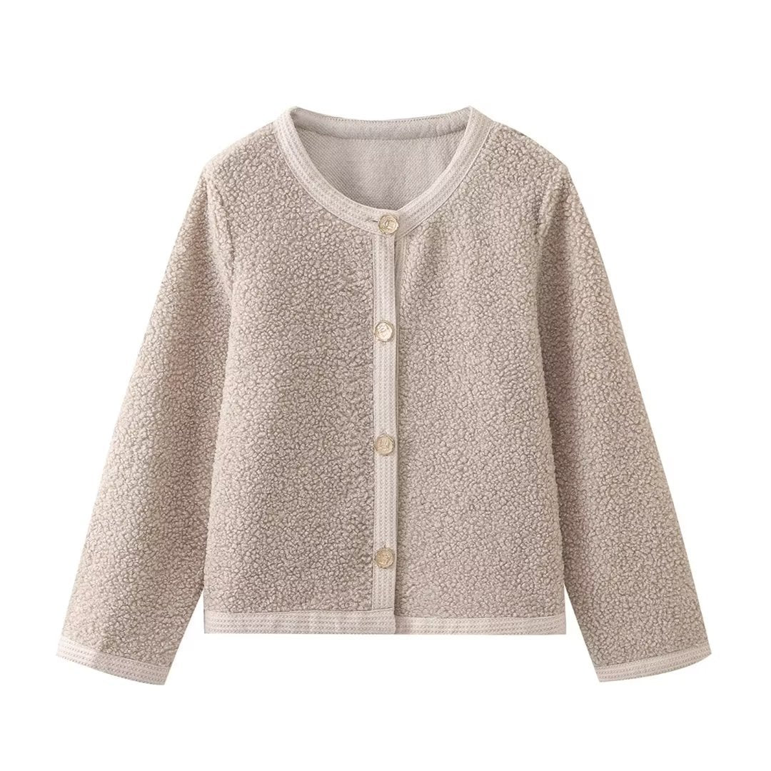 Valeya® | Cardigan Court en Maille Tricotée