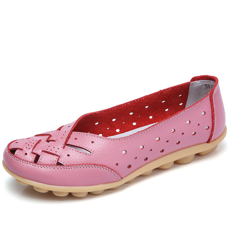 Orays® | Sandales en cuir respirant et design creux - Confort absolu