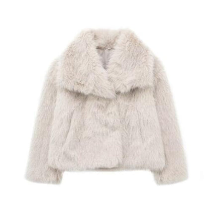 Sirley® | Manteau Effet Fourrure Doux et Stylé