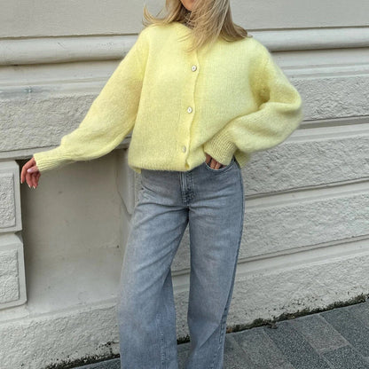 Qoley® | Cardigan Doux et Élégant en Maille